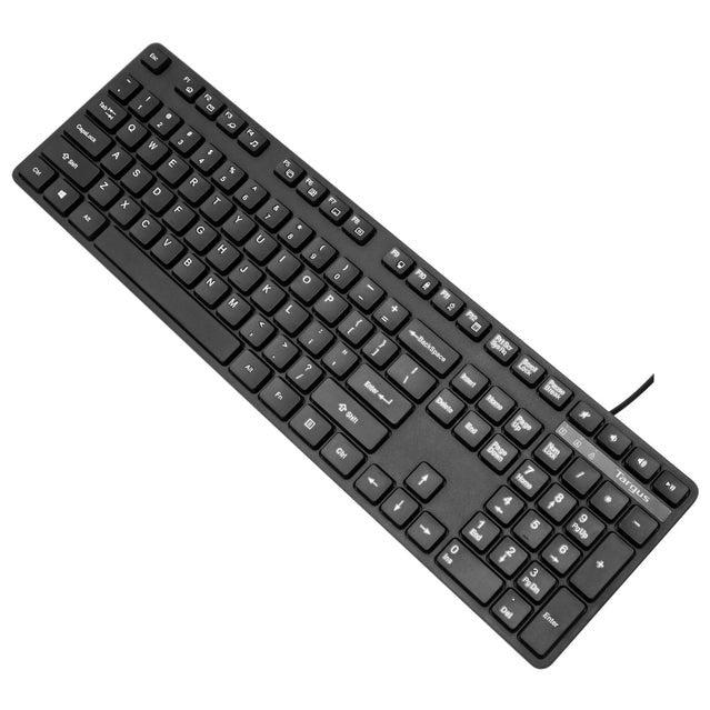 TARGUS USB WIRED ANTIMICROBIAL KEYBOARD - AKB30AMUS