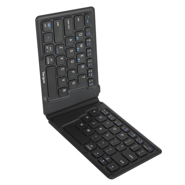 Targus Wireless Folding Ergonomic Keyboard - Antimicrobial - AKF003US