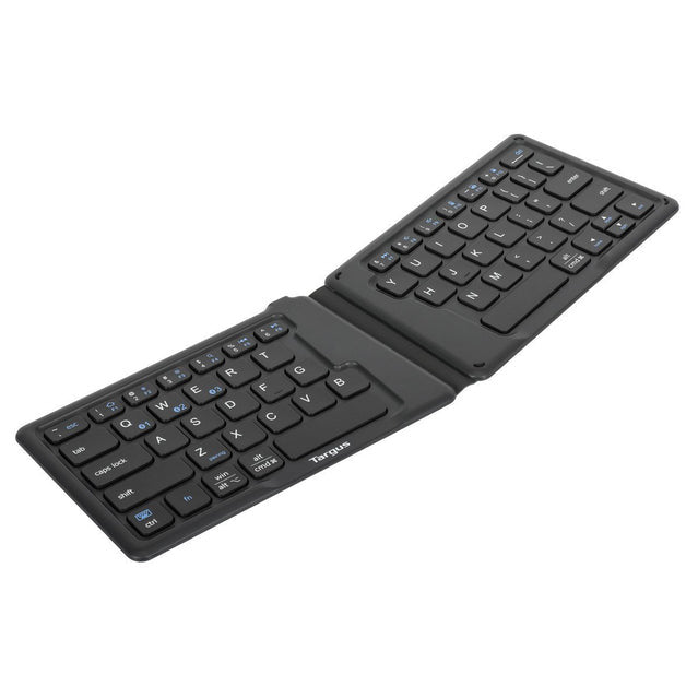 Targus Wireless Folding Ergonomic Keyboard - Antimicrobial - AKF003US