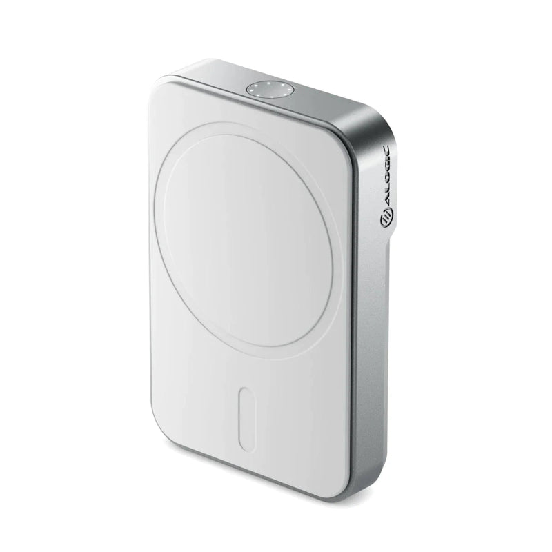 ALOGIC Matrix Universal Magnetic Power Bank 5000mAh White Wireless Charger