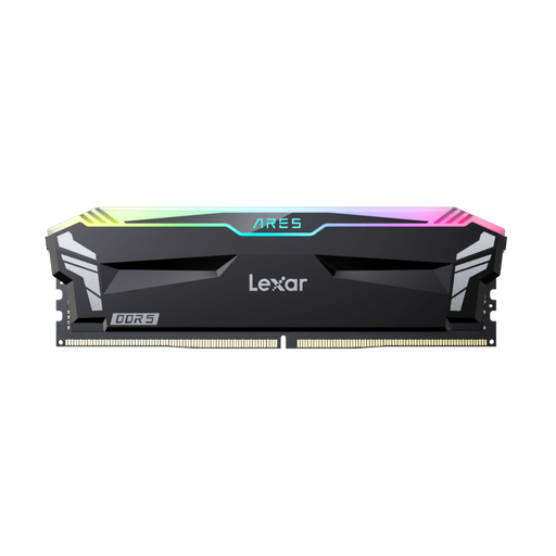 Lexar LD5U16G60C28BR-RGD ARES 2nd Gen U-DIMM DDR5 6000 32GB Kit (16GB*2), CL28, RGB Black, dual pack