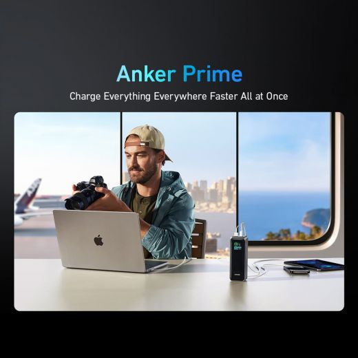 ANKER PRIME 27650mAh Power Bank 250W PD 3.1 USB-C/A for iPhone/MacBook, Black