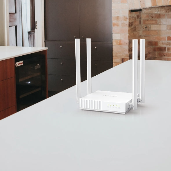 TP-Link Archer C24 AC750 Dual Band WiFi Router 4 LAN Ports 4 Antennas