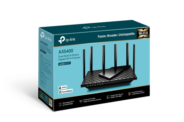 TP-Link Archer AX72 AX5400 Dual Band Gigabit WiFi 6 Router OneMesh USB 3.0