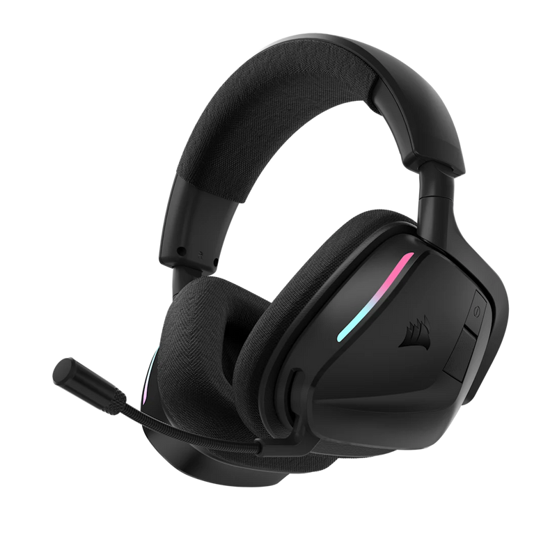 Corsair VOID V2 RGB Wireless Gaming Headset Carbon Tri-Mode Dolby Atmos 130Hr Battery