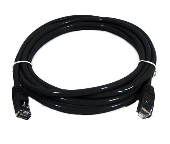 8Ware CAT6 0.5m Black RJ45 Ethernet LAN Cable UTP Patch Cord Premium Copper