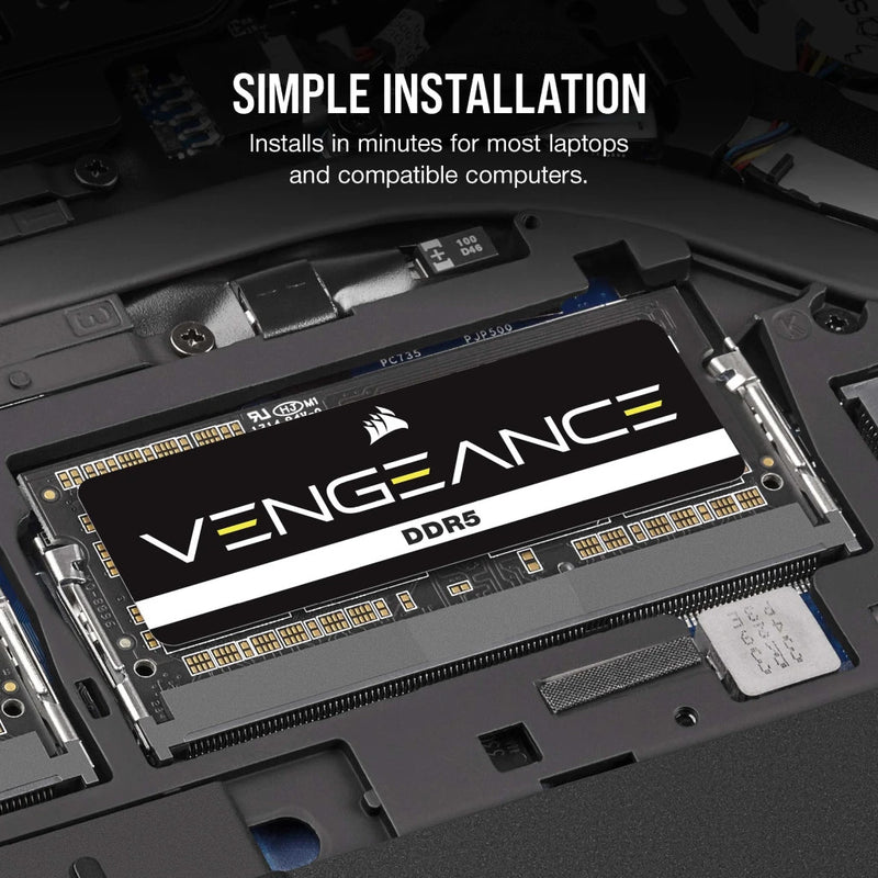 Corsair Vengeance 64GB (2x32GB) DDR5 SODIMM 4800MHz C40