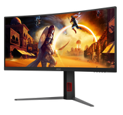 AOC CU34G4 VA Curved Monitor - 1