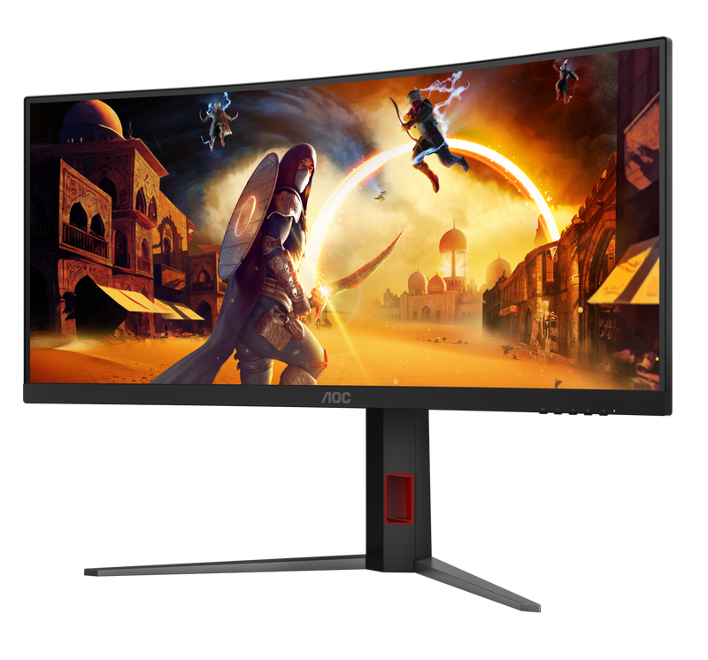 AOC CU34G4 VA Curved Monitor - 1
