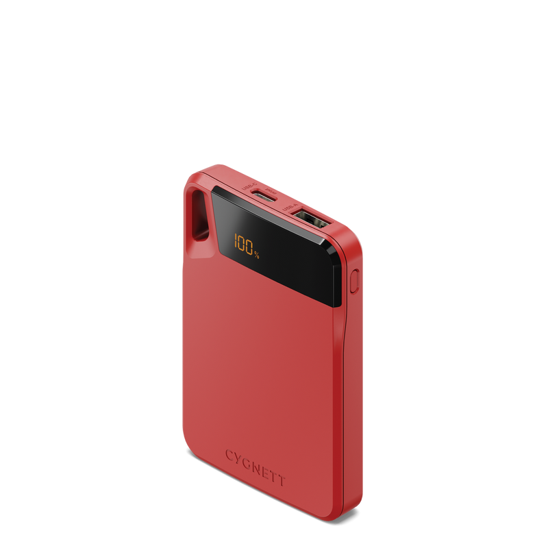 Cygnett ChargeUp Boost 4th Gen 5K mAh Power Bank - Red