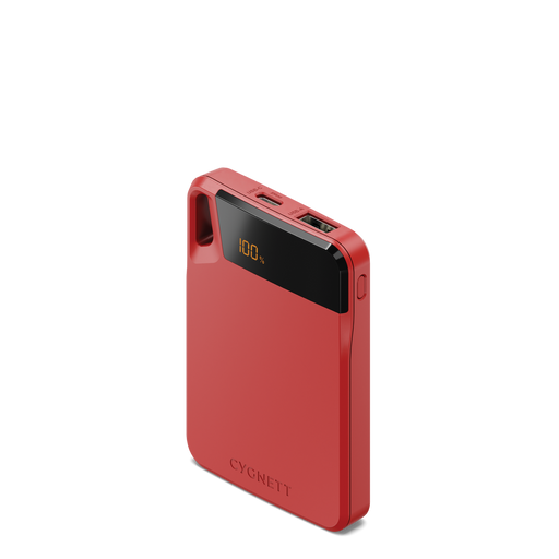 Cygnett ChargeUp Boost 4th Gen 5K mAh Power Bank - Red