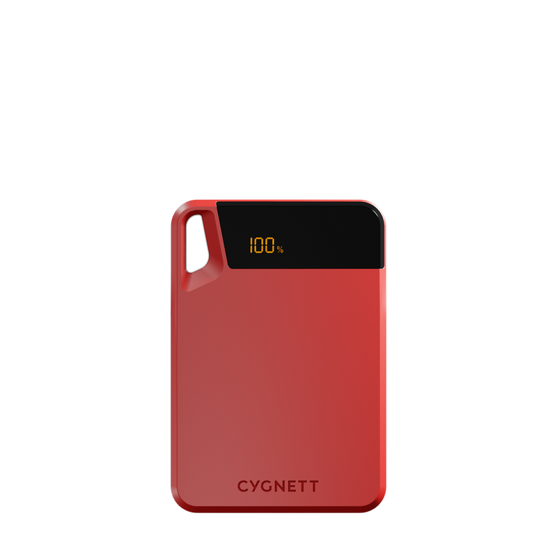 Cygnett ChargeUp Boost 4th Gen 5K mAh Power Bank - Red(CY4745PBCHE)