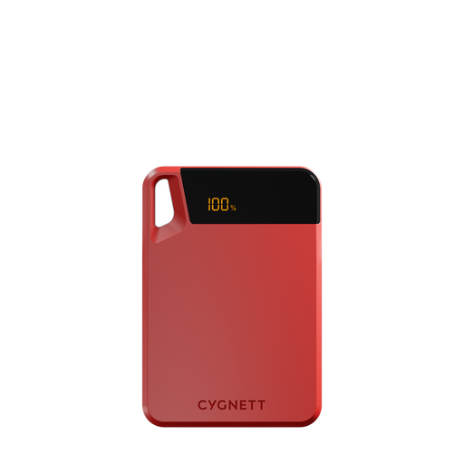 Cygnett ChargeUp Boost 4th Gen 5K mAh Power Bank - Red(CY4745PBCHE)