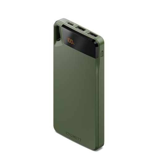 Cygnett ChargeUp Boost 4th Gen 10K mAh Power Bank- Green