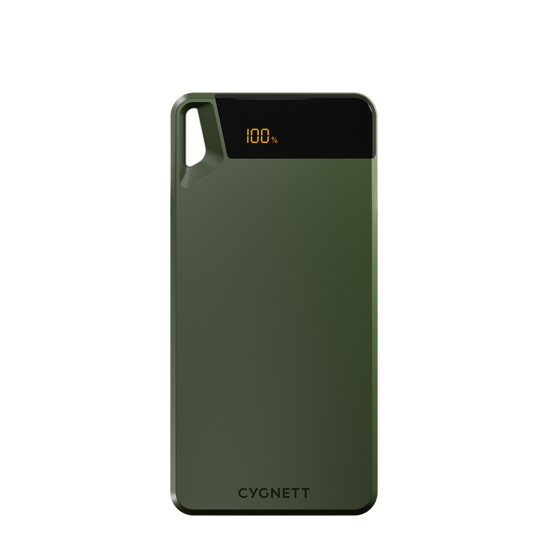 Cygnett ChargeUp Boost 4th Gen 10K mAh Power Bank-Green(CY4746PBCHE)
