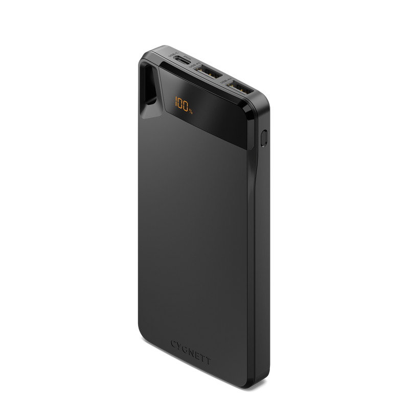 Cygnett ChargeUp Boost 4th Gen 10K mAh Power Bank- Black