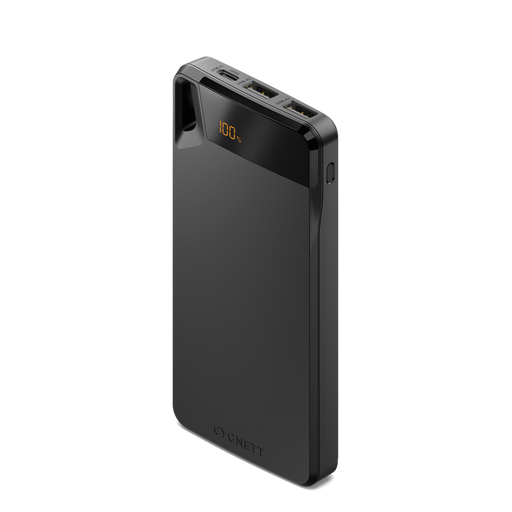 Cygnett ChargeUp Boost 4th Gen 10K mAh Power Bank- Black