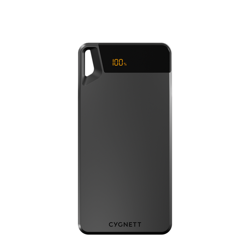 Cygnett ChargeUp Boost 4th Gen 10K mAh Power Bank-Black(CY4747PBCHE)