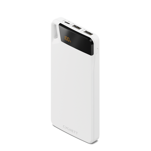 Cygnett ChargeUp Boost 4th Gen 10K mAh Power Bank- White