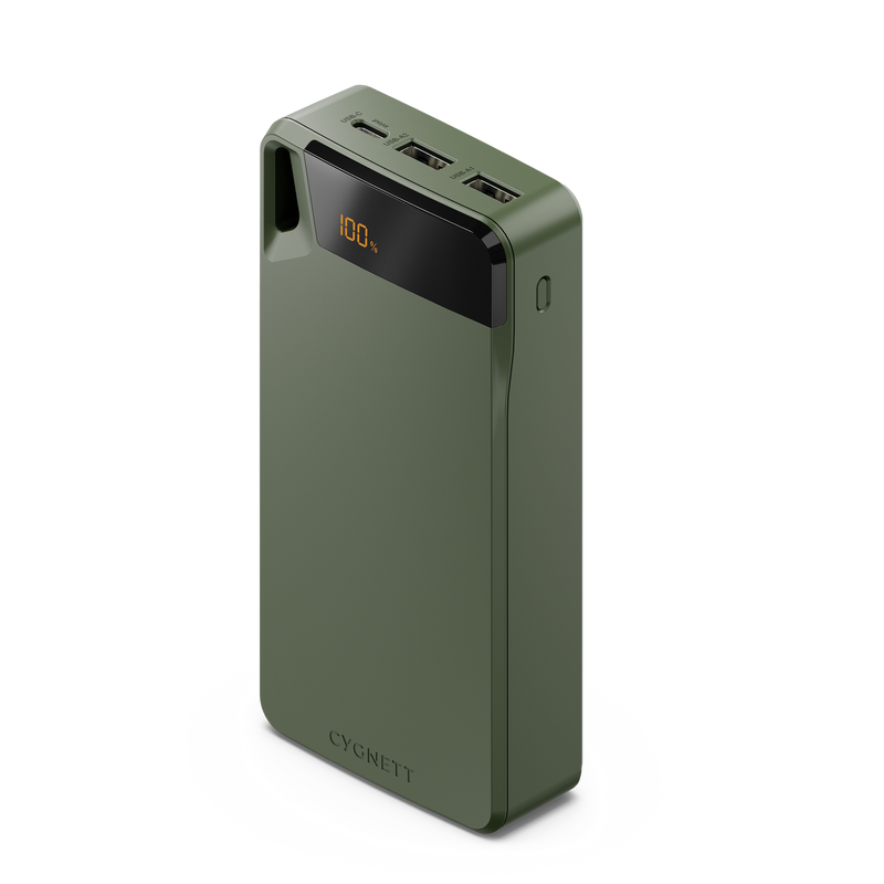 Cygnett ChargeUp Boost 4th Gen 20K mAh Power Bank- Green