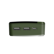 Cygnett Triple Power Bank-  Port(Dual USB-A 15W + 1xUSB-C 15W),15cm USB-C Cable,Digital Display,15W Max