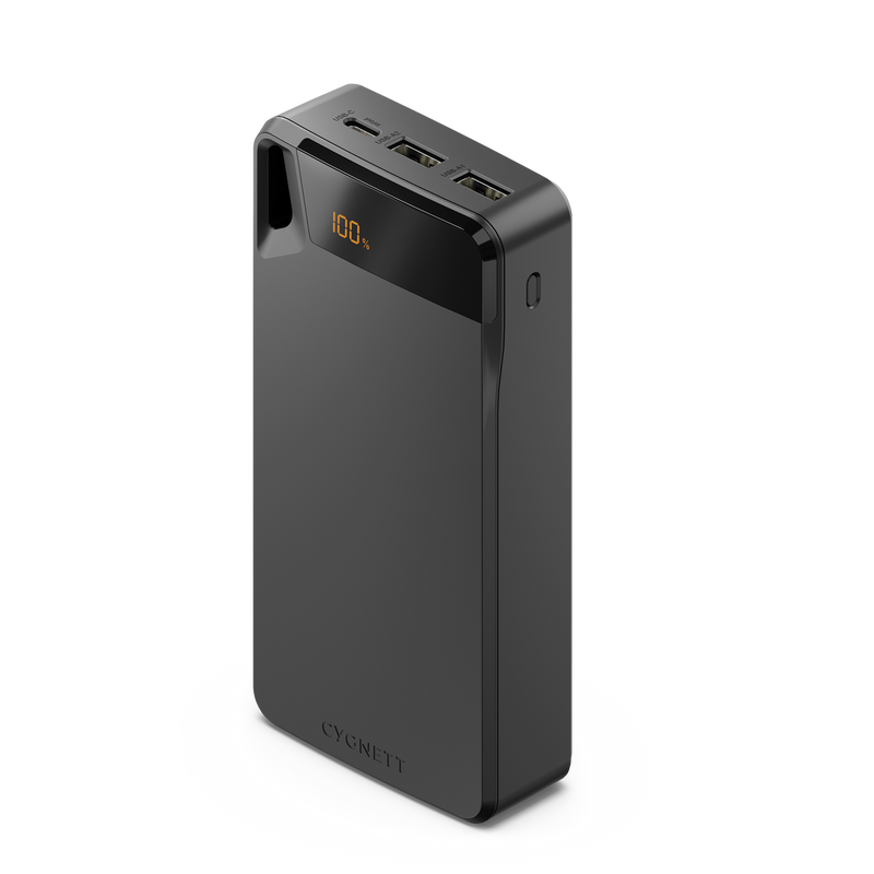 Cygnett ChargeUp Boost 4th Gen 20K mAh Power Bank- Black
