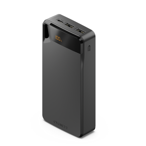 Cygnett ChargeUp Boost 4th Gen 20K mAh Power Bank- Black