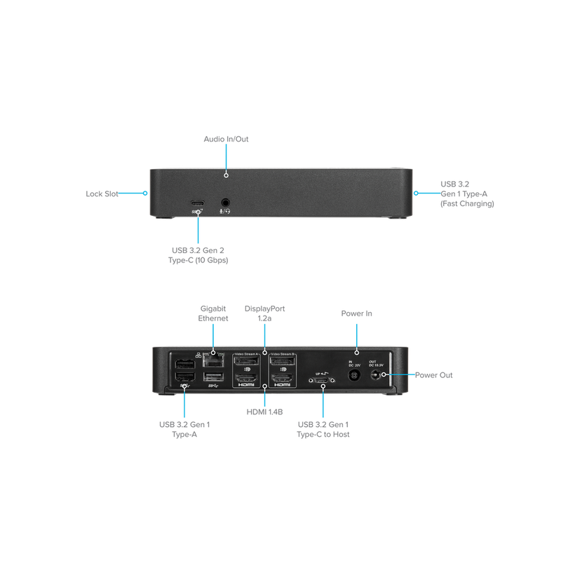 Targus USB-C Universal DV4K Docking Station - 4