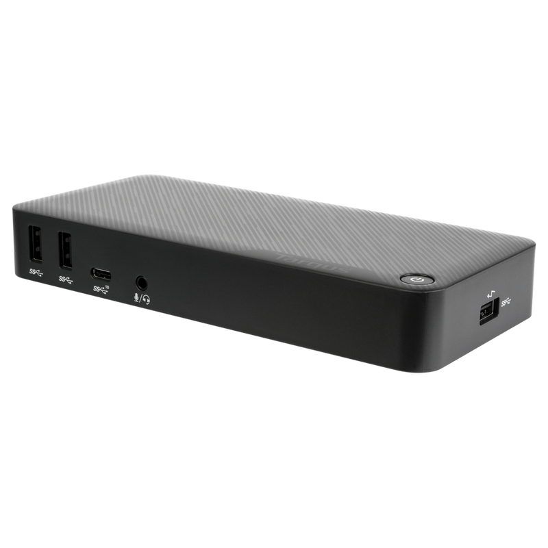 Targus USB-C Multi-Function DisplayPort Alt Mode Triple Video Docking Station 2xDP 1xHDMI 1xGeE Ethernet 2xUSB-A 1xUSB-C with 85W Power