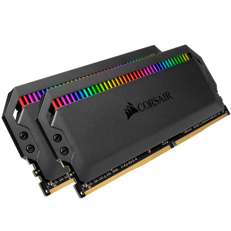 DOMINATOR® PLATINUM RGB TWO BLACK Memory Kit