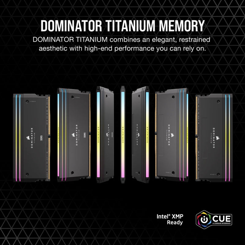 Corsair DOMINATOR® TITANIUM RGB 64GB (2x32GB) DDR5 DRAM