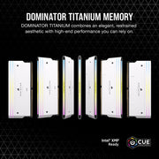 Corsair DOMINATOR® TITANIUM RGB 64GB (2x32GB) DDR5 White