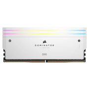 Corsair DOMINATOR® TITANIUM RGB 96GB (2x48GB) DDR5 DRAM 6600MT/s CL32 Intel XMP Memory Kit — WHITE
