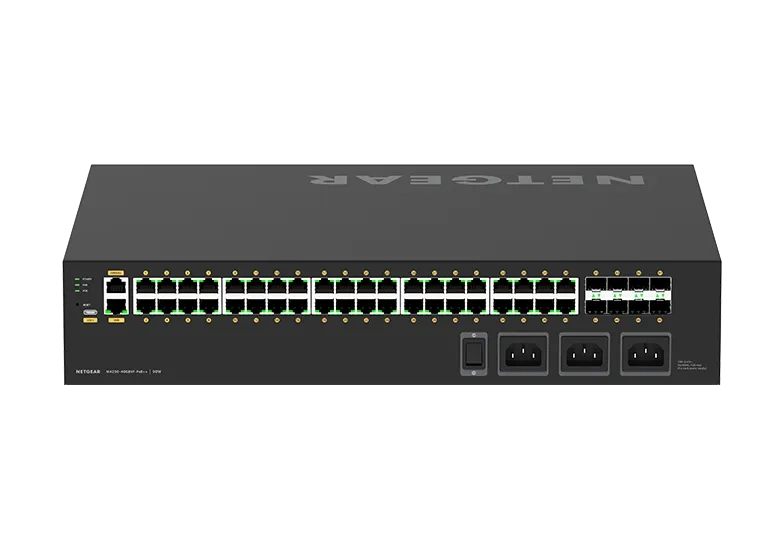 NETGEAR 48 Port Managed L2 PoE++ Switch 40x 1G PoE++ 8x SFP+ Lifetime