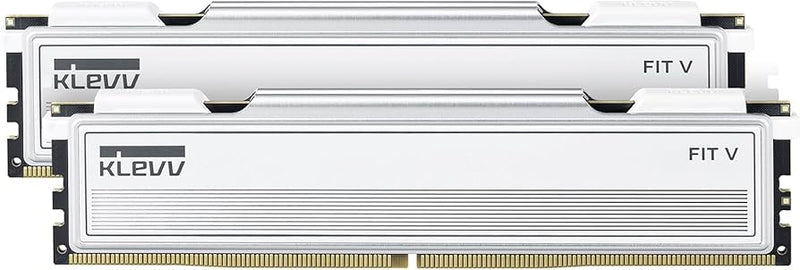 Klevv FIT V 32GB DDR5 6000MHz CL28 RAM Kit 2x16GB AMD White Memory