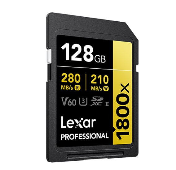 128GB Professional GOLD 1800x SDXC UHS-II Card - 1