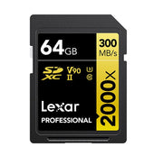 64GB Professional GOLD 2000x SDHC/SDXC UHS-II Card - 0
