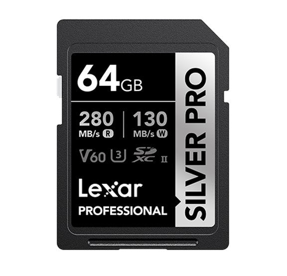 64GB Professional SILVER PRO SDXC UHS-II Card - 0