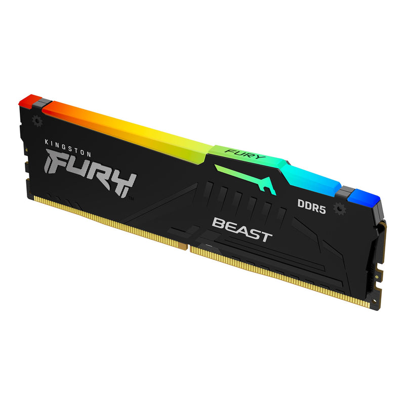 Kingston Fury Beast RGB DDR5 32GB (2x16GB) 6000MHz CL36 Desktop RAM Black
