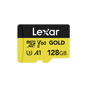 128GB GOLD micro SDXC UHS-II Card - 0