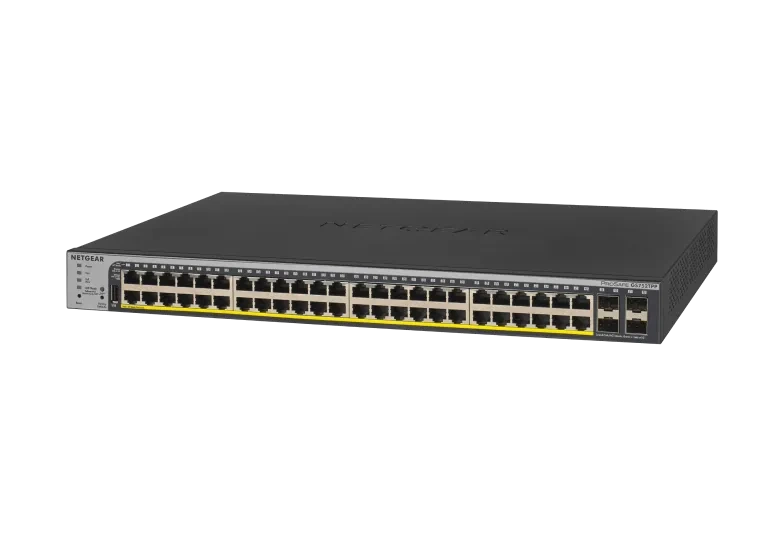 NETGEAR GS752TPP 48 Port Smart Managed PoE+ Switch 760W 4x SFP Lifetime