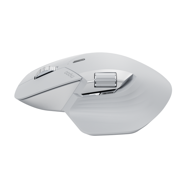 RAPOO MT760L Multi-mode Wireless Mouse - Grey White- MT760L-W