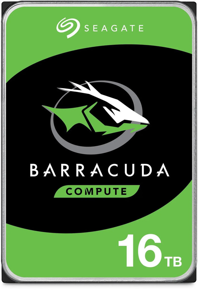 Seagate BarraCuda 16TB SATA 3.5in 7200RPM Internal Hard Drive 512MB Cache