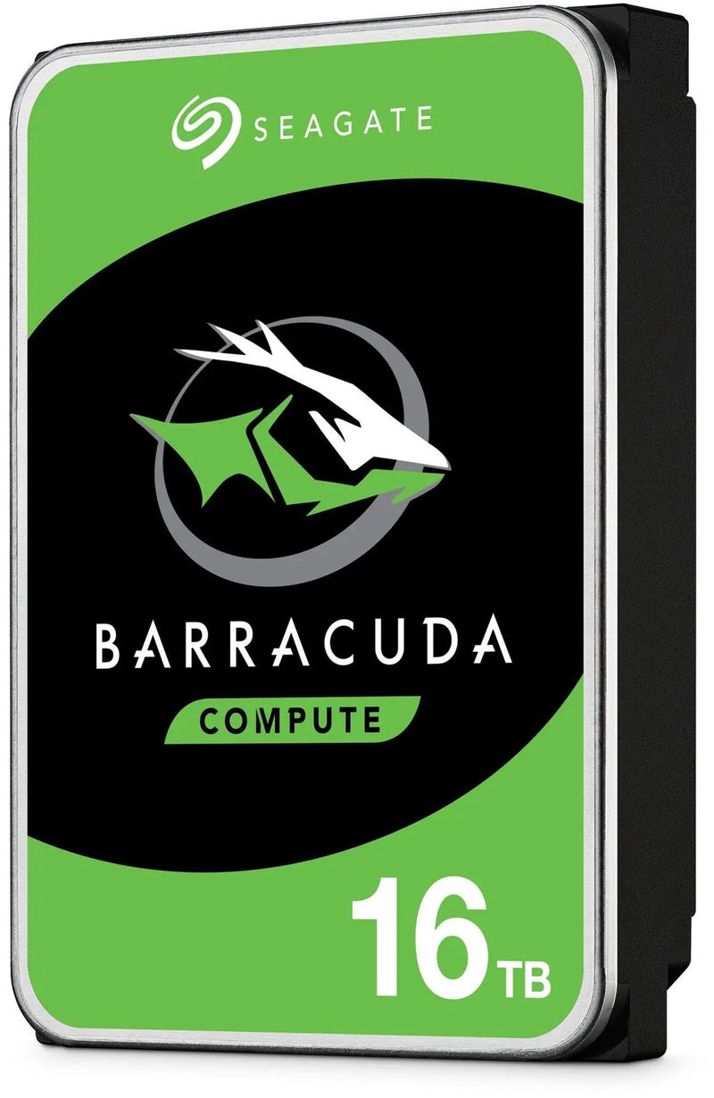 Seagate BarraCuda 16TB SATA 3.5in 7200RPM Internal Hard Drive 512MB Cache
