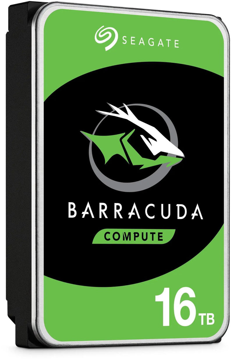 Seagate BarraCuda 16TB SATA 3.5in 7200RPM Internal Hard Drive 512MB Cache