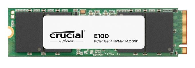Crucial E100 1TB Gen4 2280 NVMe M.2 SSD 5000/4500 MB/s R/W