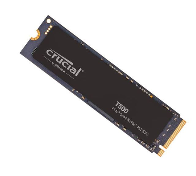 Crucial T500 1TB Gen4 NVMe SSD - 7300/6800 MB/s R/W 600TBW 1440K IOPs 1.5M hrs