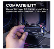 CRUCIAL T705 1TB M.2 SSD - 1