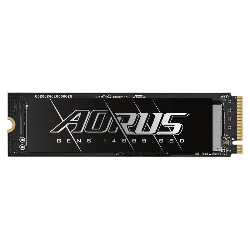 Gigabyte AORUS Gen5 14000 SSD 2TB PCIe 5.0 NVMe M.2 14500MB/s Storage