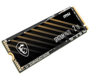 Off center shot of the front of  m 2 2TB SSD MSI